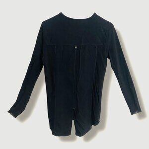 Lucky Brand Est. 1990 Dark Button-Front Long Sleeve Shirt – Made in VietNam